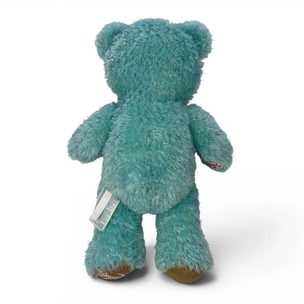 Build-A-Bear Disney Aladdin Princess Jasmine Blue Gold Sparkle Bear 16